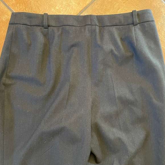 A-K-R-I-S- AKRIS Flat Front Felted Stretch Wool Trouser in Gray Size 10 $1295 - Picture 6 of 8